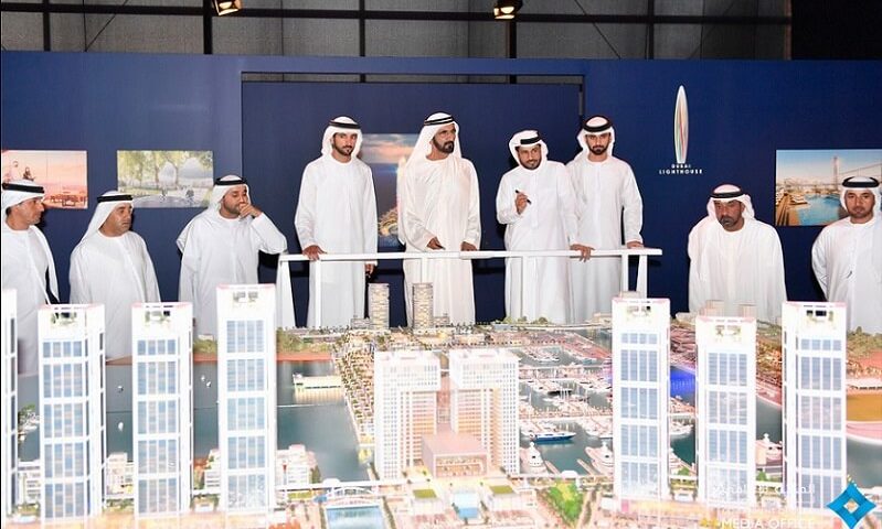 Dubai habour project masterplan model